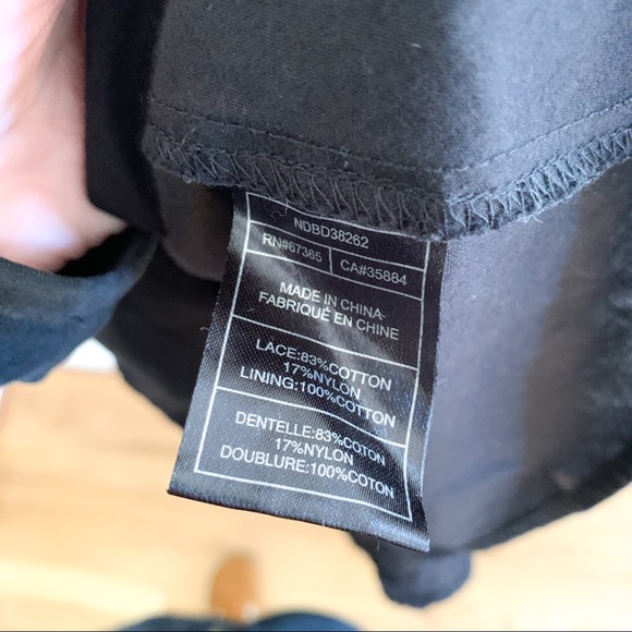 BB Dakota Renley Black Lace Fit & Flare Mini Dress - Picture 5 of 7